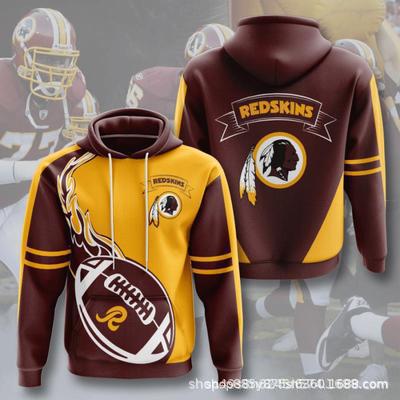 3D Digital Print Football Hoodie for Men - Autumn/Winter