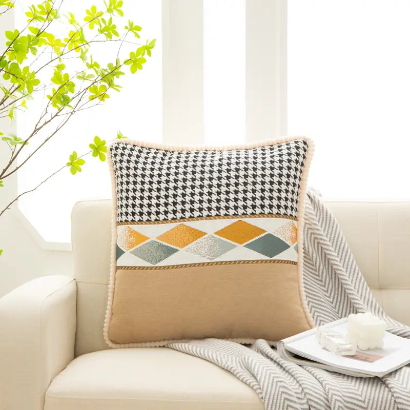 Chenille Throw Pillowcase for Home Decor (19.69in) - Epic Deals USA