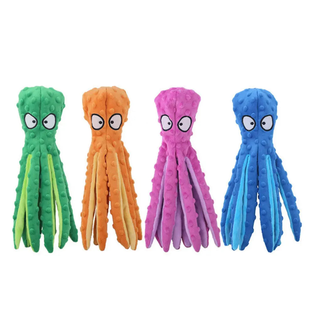 Interactive Bite-resistant Plush Octopus Pet Toy - Epic Deals USA