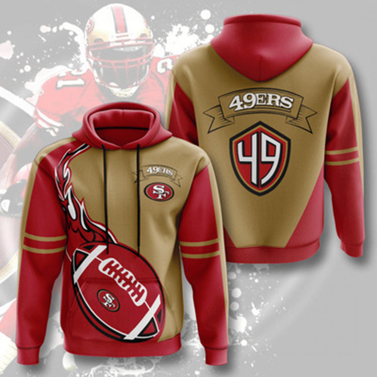 3D Digital Print NFL Hoodie for Men - Autumn/Winter - Epic Deals USA