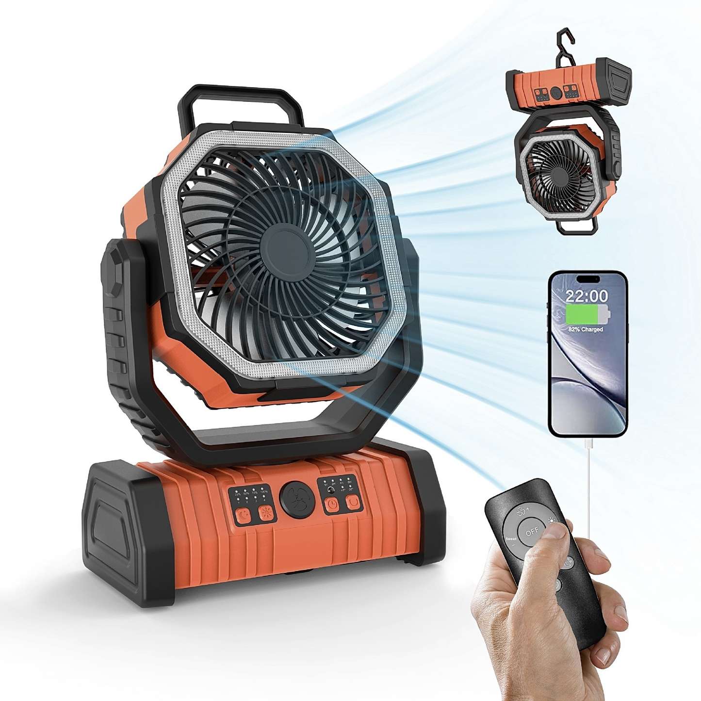 Outdoor Household Power Bank LED Light Camping Fan - Epic Deals USA
