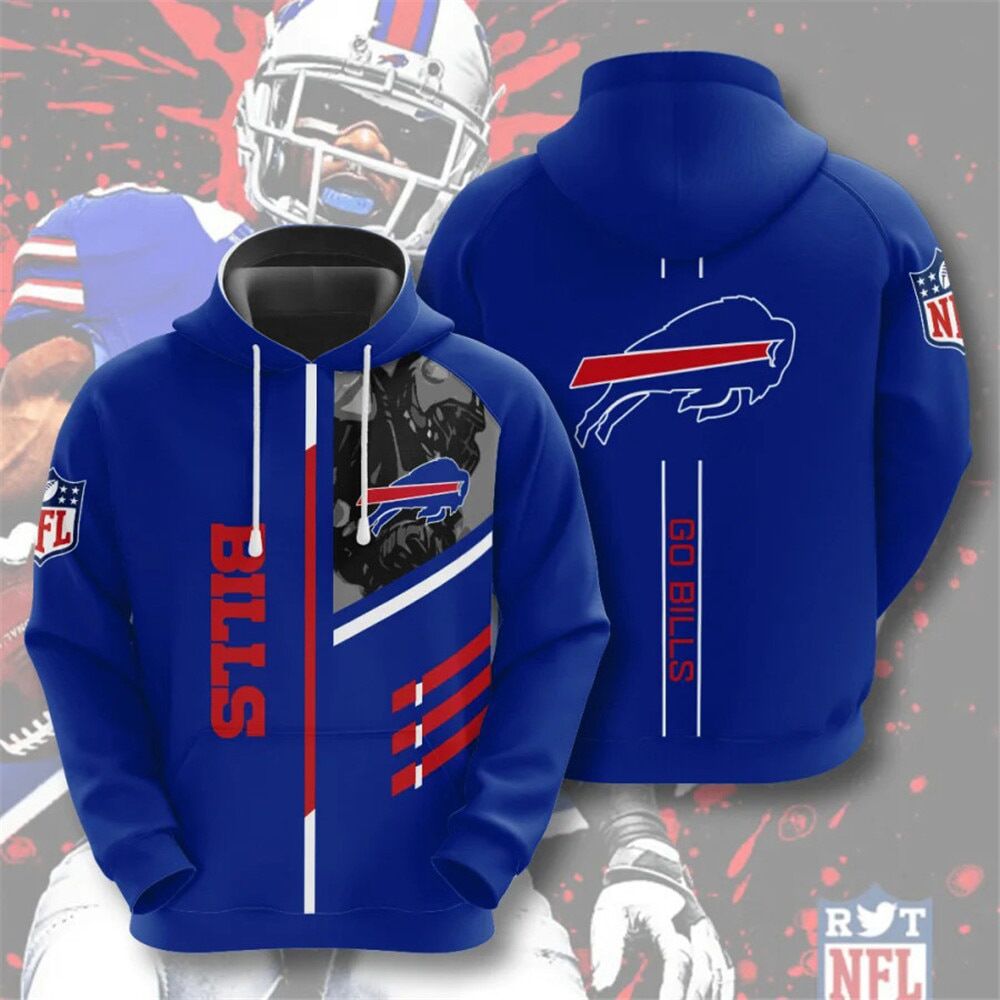 Men's NFL 3D Digital Print Hoodie - Loose Fit - Epic Deals USA