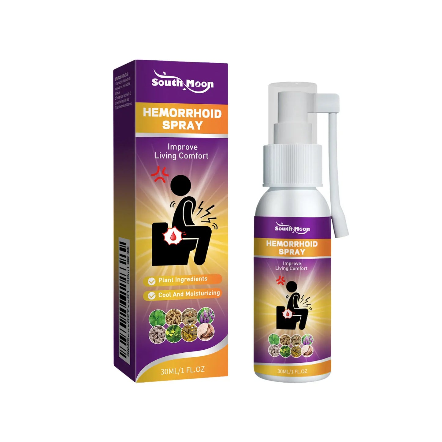 Herbal Hemorrhoid Relief Spray - Epic Deals USA