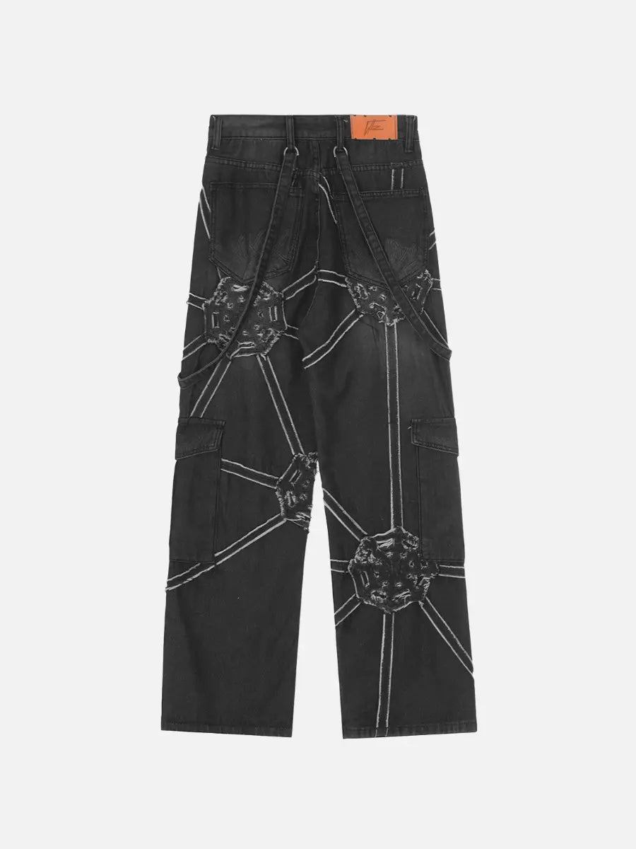 Spider Denim Pants - Epic Deals USA