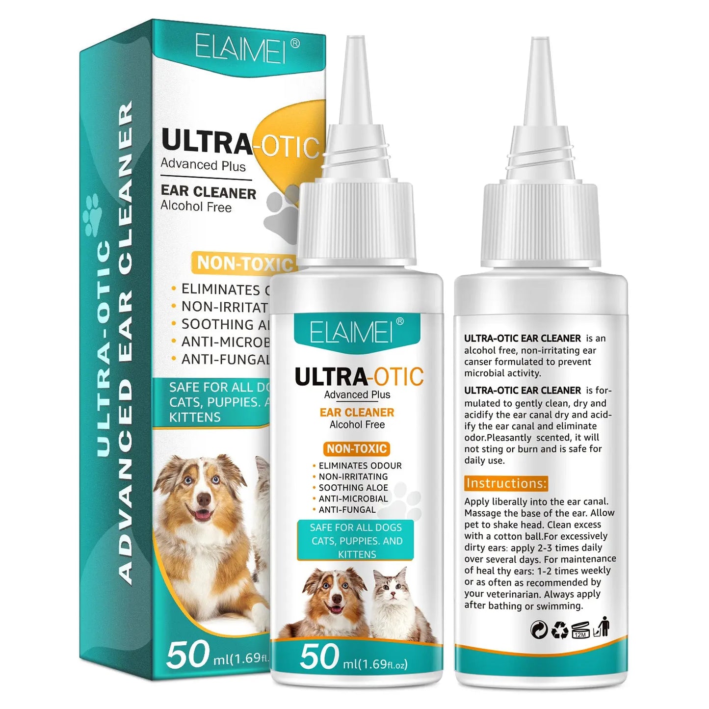Pet Ear Cleaner 50ml - Epic Deals USA