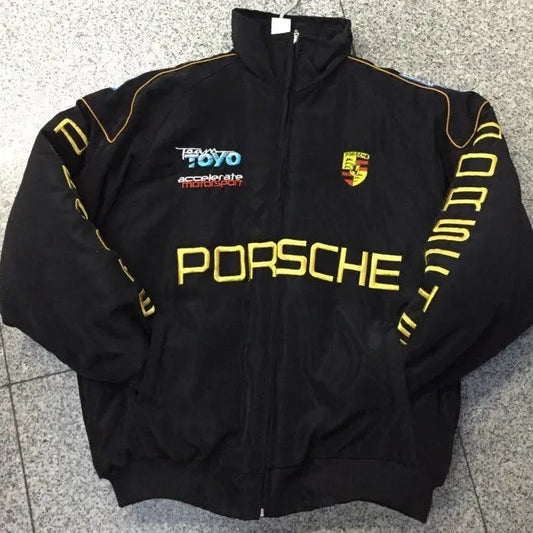 F1 Racing Jacket - Vintage Style Embroidered Outerwear - Epic Deals USA