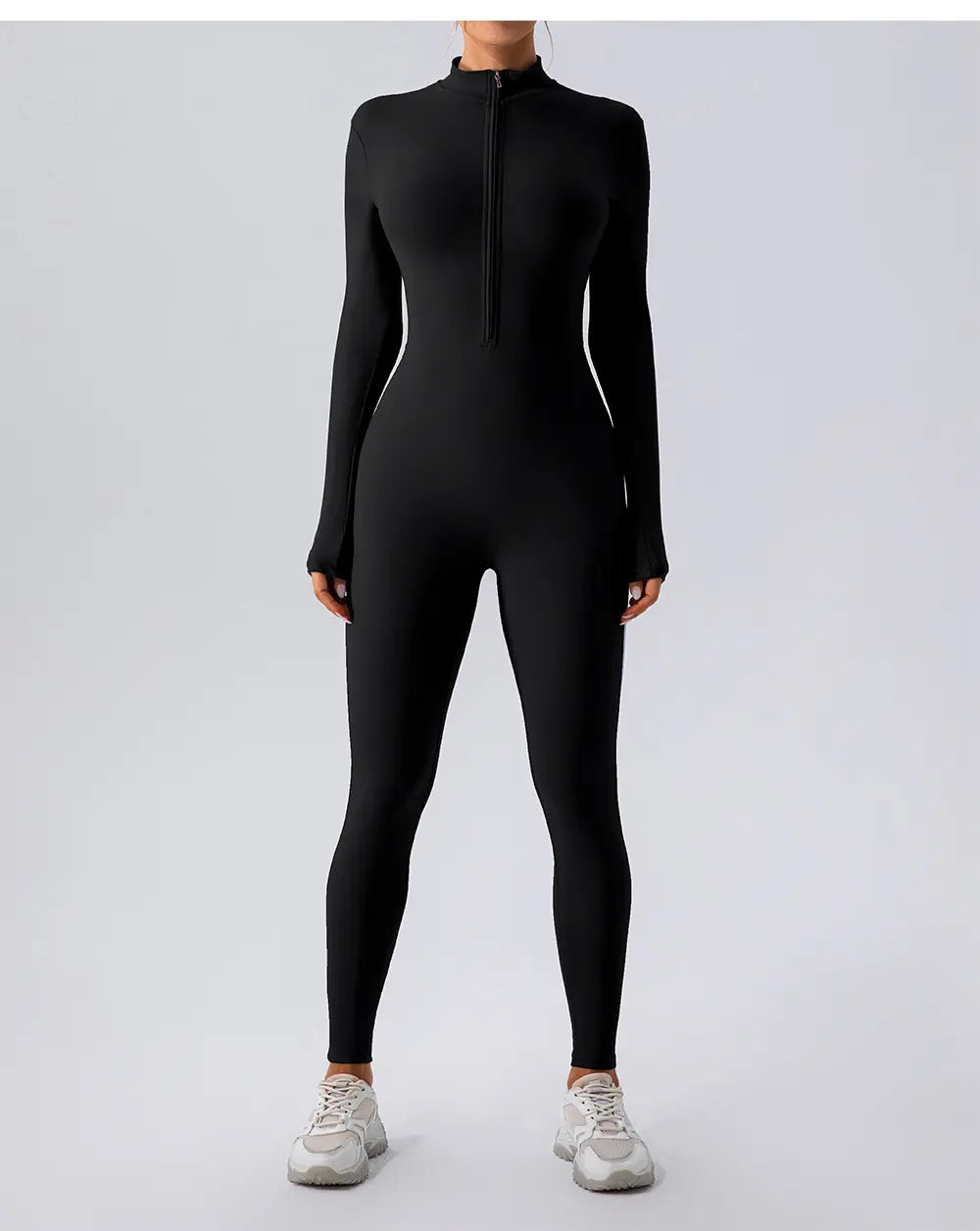 Fleece-Lined Yoga Jumpsuit - Epic Deals USA