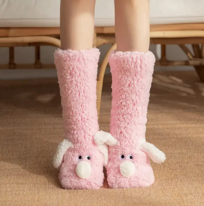 Women’s Plush Dog Socks - Epic Deals USA