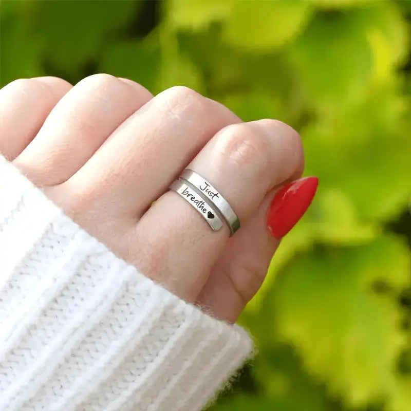 Silver Spiral Heart Ring - Epic Deals USA
