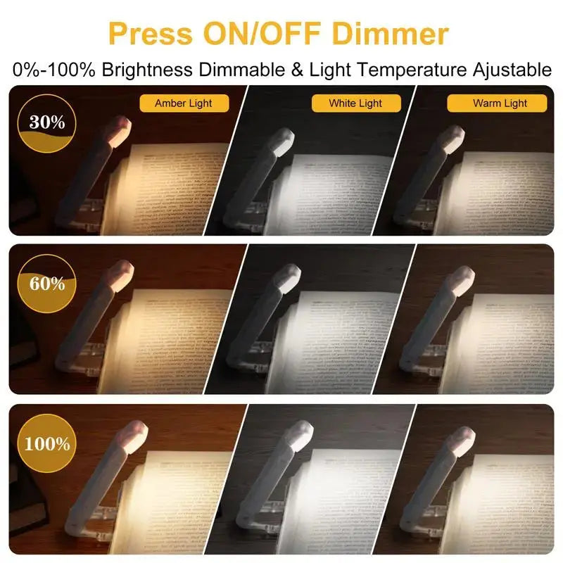 LED USB Rechargeable Book Light Reading Light Eye Protection - Epic Deals USA