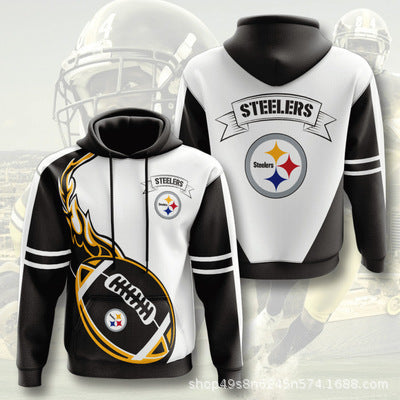 3D Digital Print NFL Hoodie for Men - Autumn/Winter