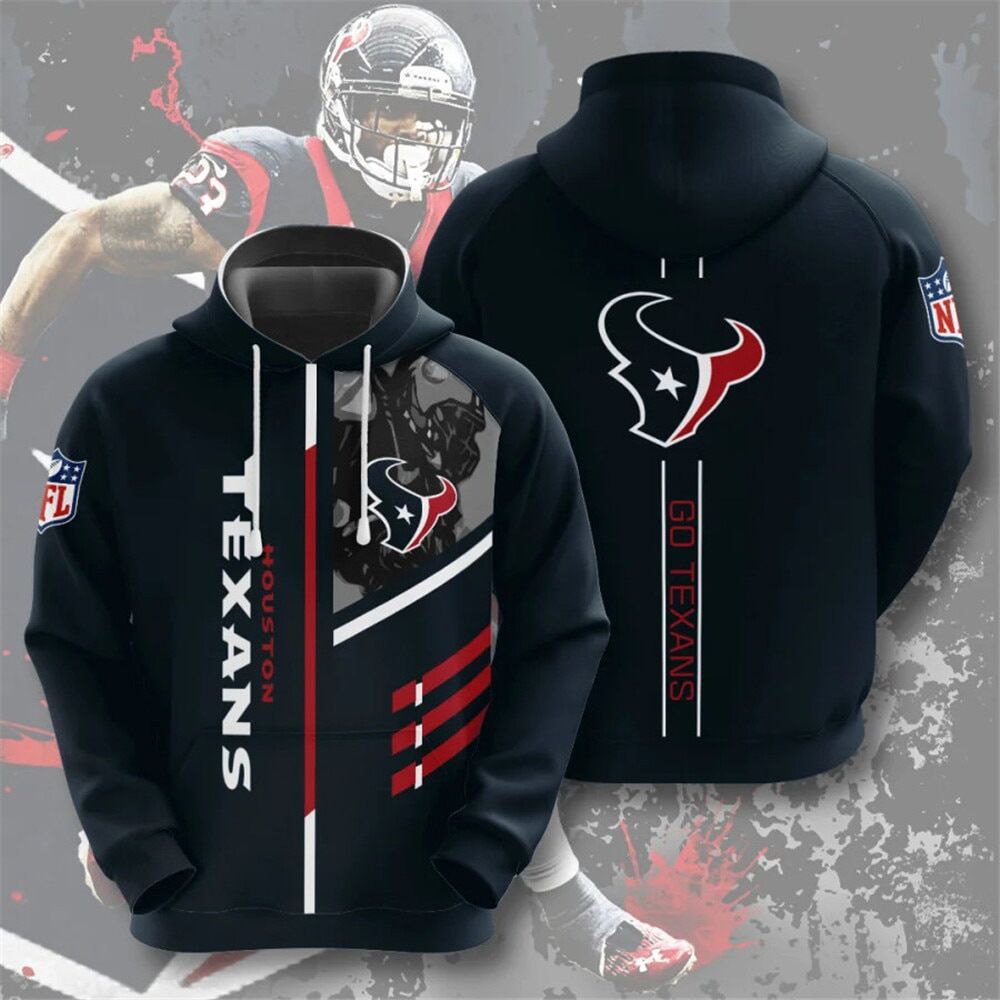 Men's NFL 3D Digital Print Hoodie - Loose Fit - Epic Deals USA