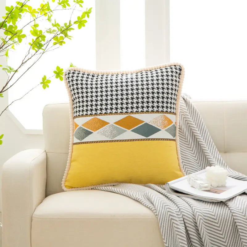 Chenille Throw Pillowcase for Home Decor (19.69in) - Epic Deals USA