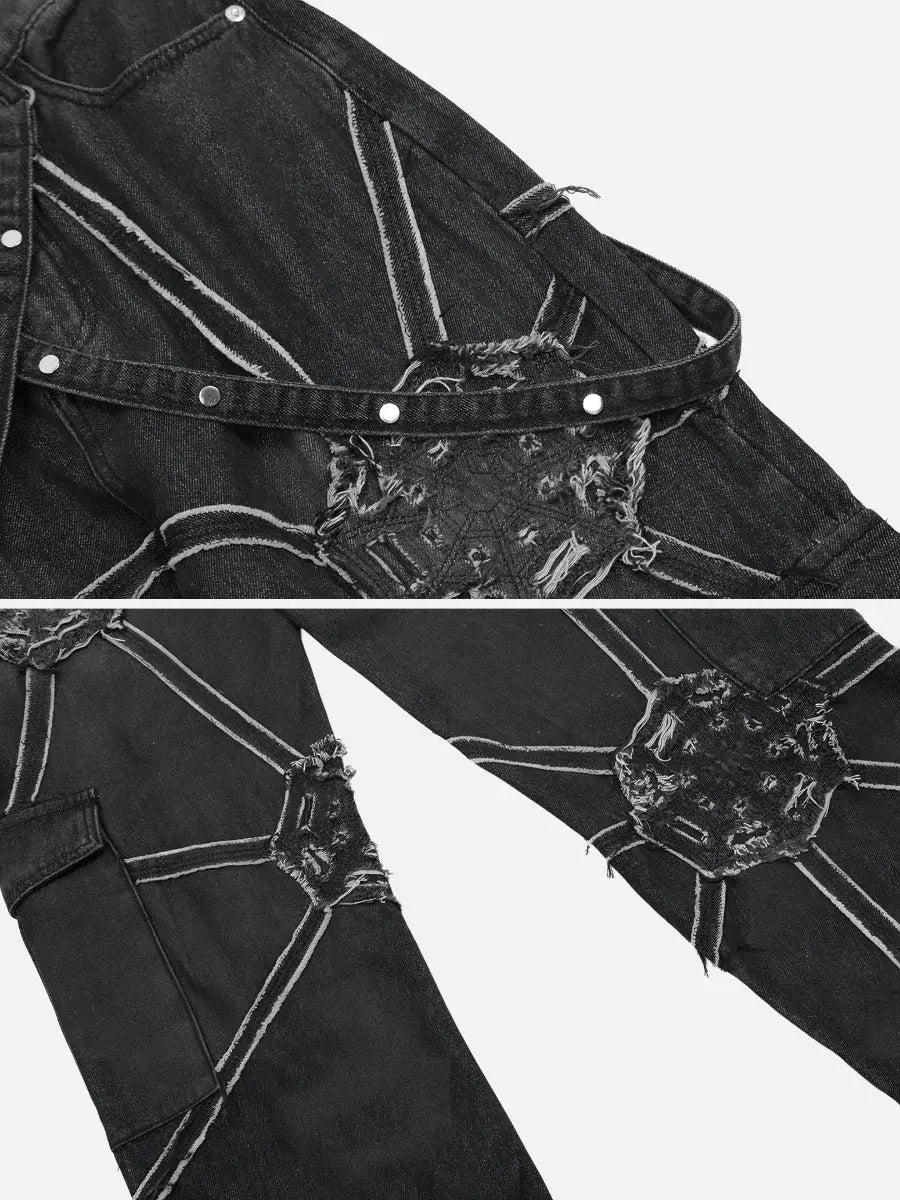 Spider Denim Pants - Epic Deals USA