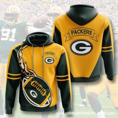 3D Digital Print NFL Hoodie for Men - Autumn/Winter