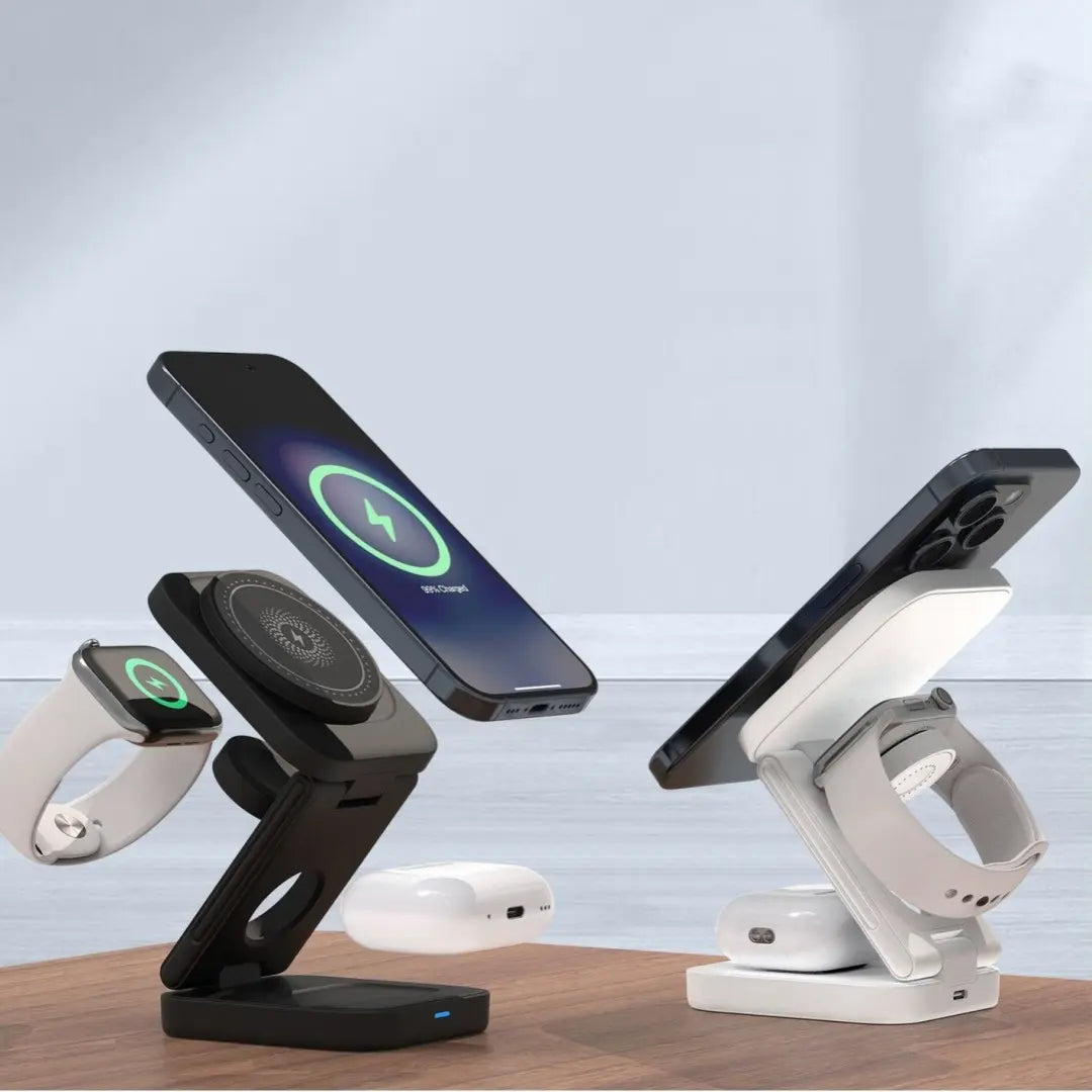 3 IN 1 FOLDABLE WIRELESS CHARGER - Epic Deals USA