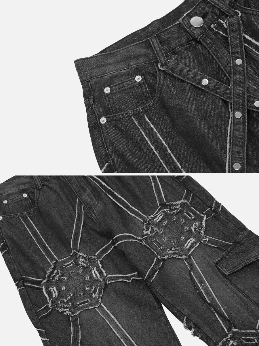 Spider Denim Pants - Epic Deals USA