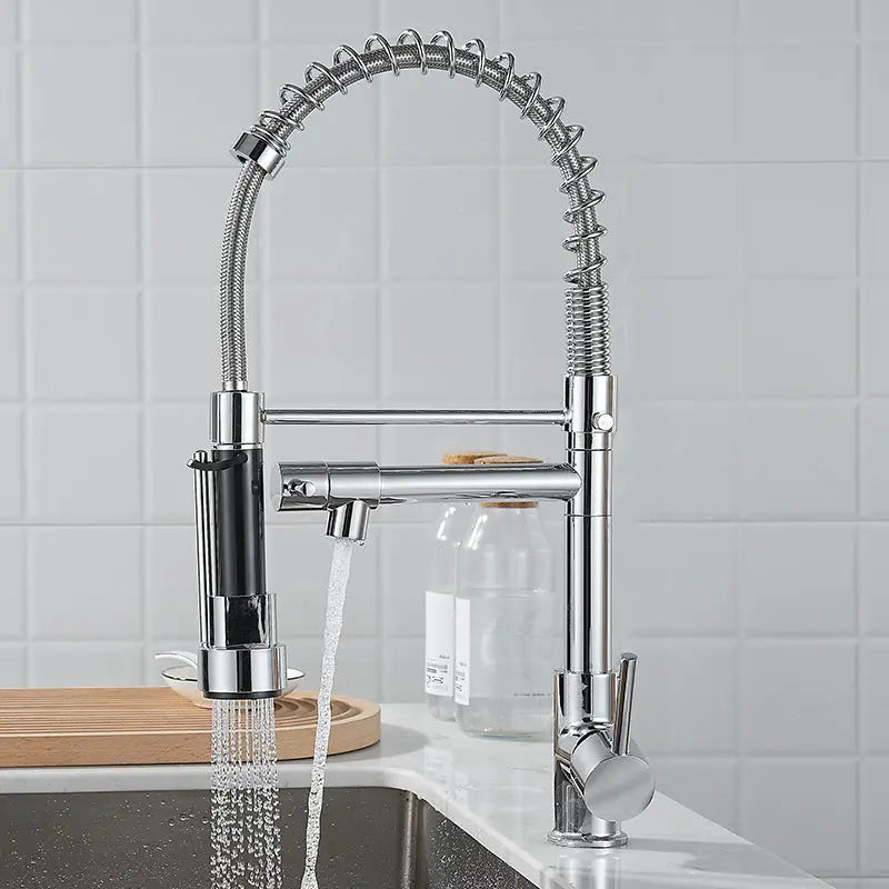 Brushed Nickel Dual-Function Kitchen Faucet Epic Deals USA