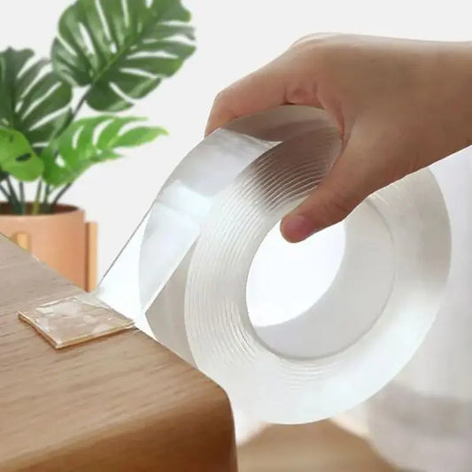 Transparent Nano Tape double sided tape for damage-free mounting and reusable use
