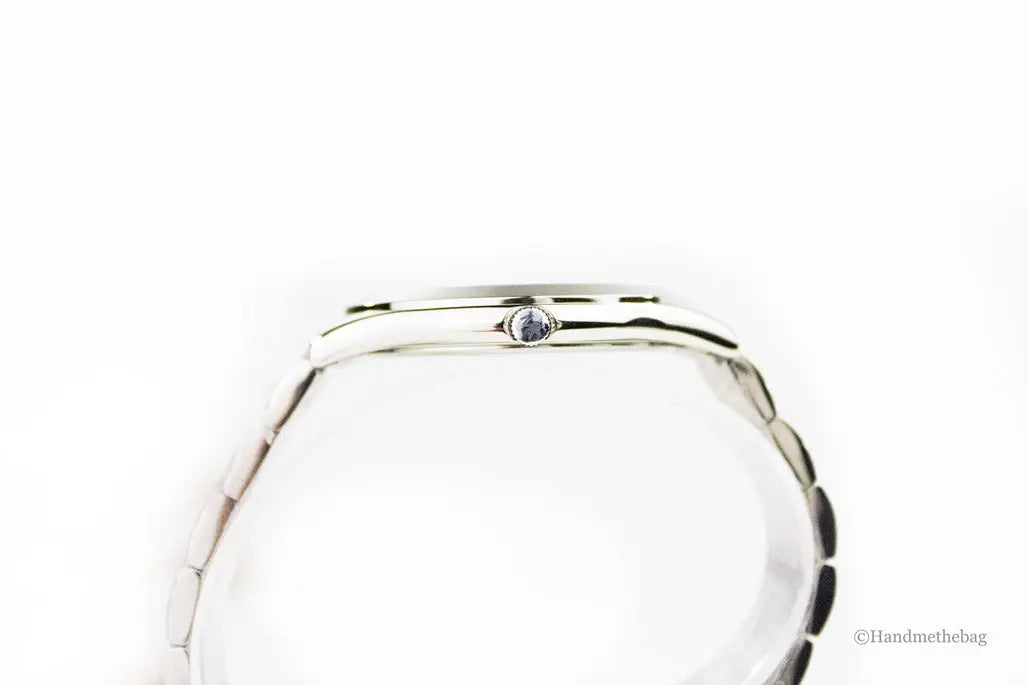 Michael Kors Slim Runway Mono Silver-Toned Silver Dial Watch - Epic Deals USA