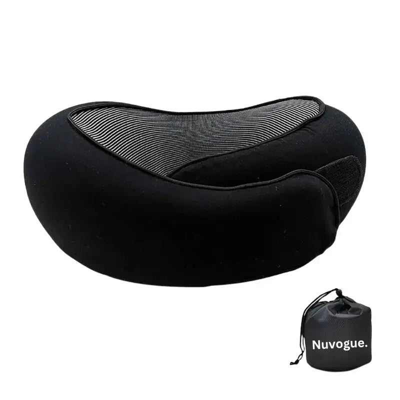 SkySoothe Neck Pillow ergonomic travel pillow with plush adjustable strap for neck support and comfort