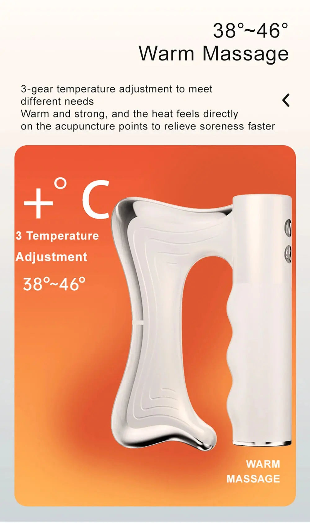 Electric Deep Tissue Massage Blade – Heated Fascia Relaxation Tool - Epic Deals USA