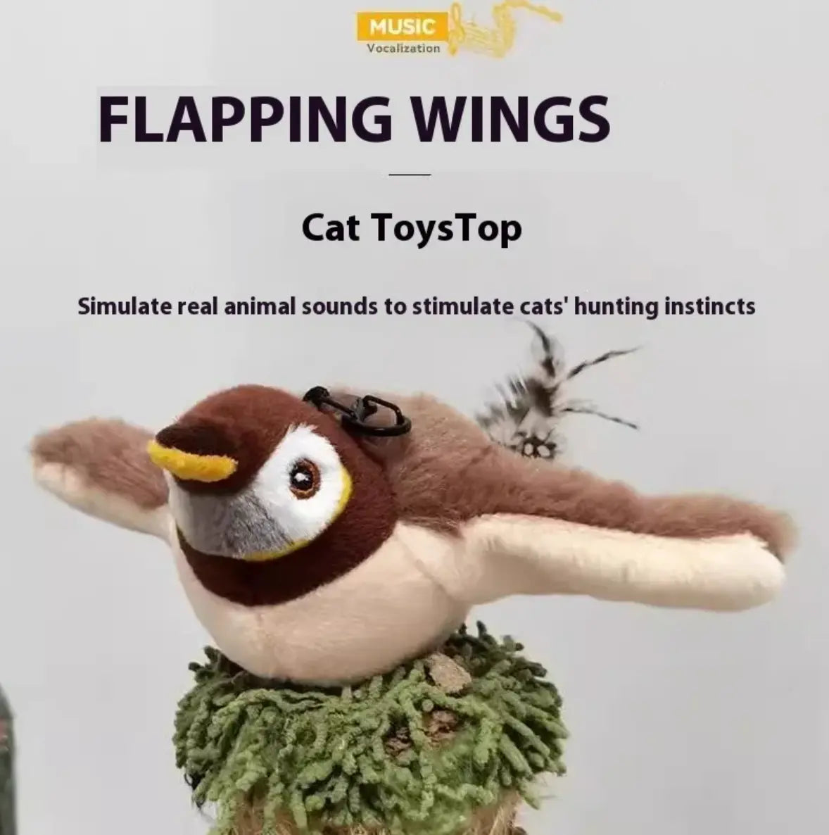Plush Bird Pet Toy - Epic Deals USA