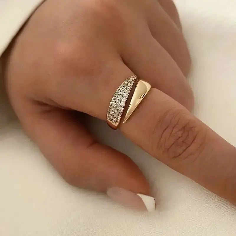 Elegant Adjustable Sparkle Ring - Epic Deals USA