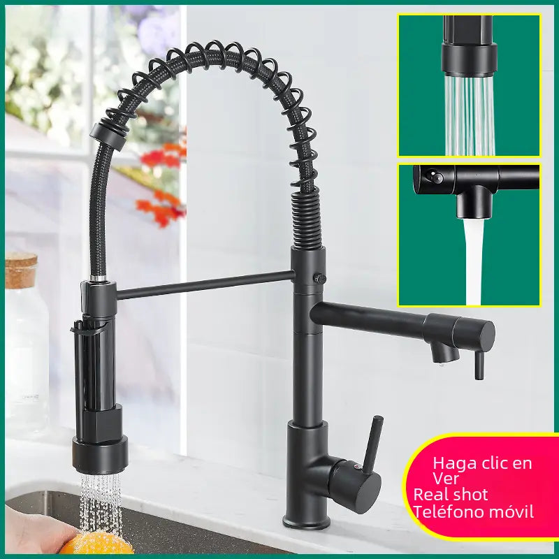 Brushed Nickel Dual-Function Kitchen Faucet Epic Deals USA