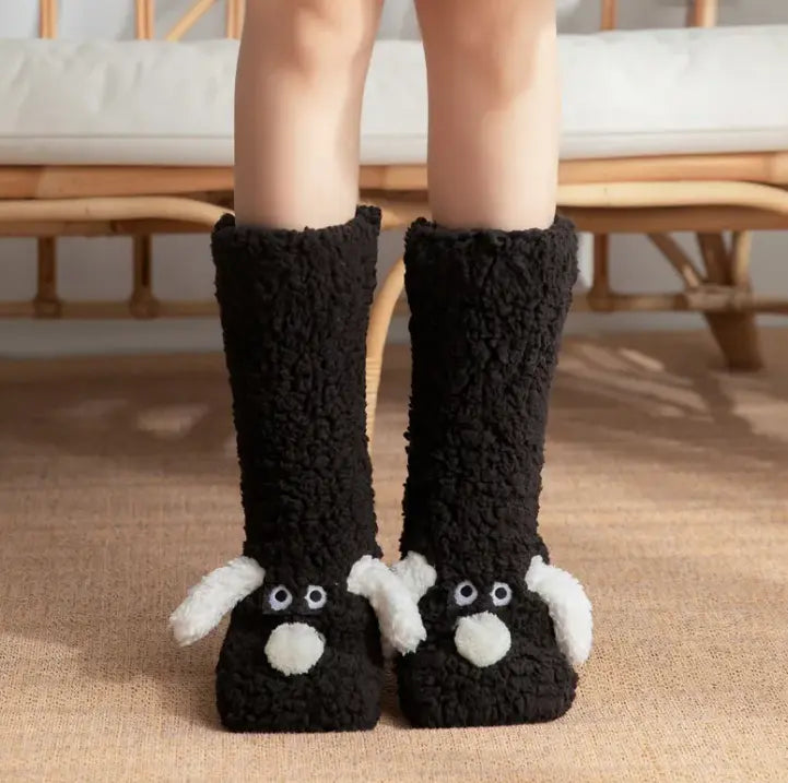 Women’s Plush Dog Socks - Epic Deals USA