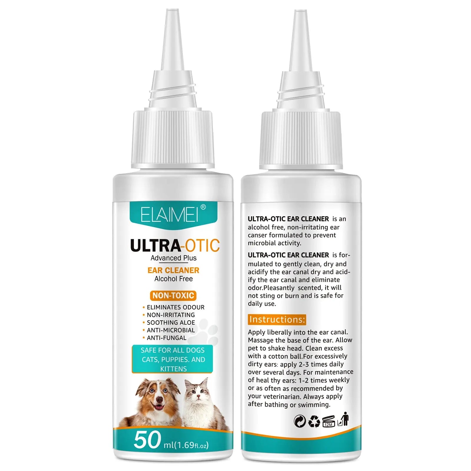Pet Ear Cleaner 50ml - Epic Deals USA