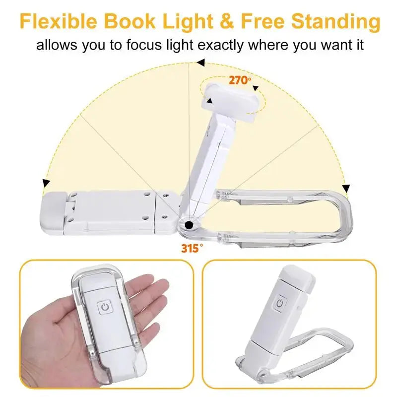 LED USB Rechargeable Book Light Reading Light Eye Protection - Epic Deals USA