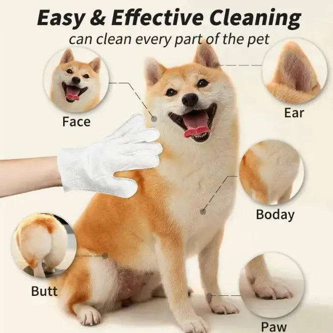 Pet Cleaning Gloves & Wipes - Epic Deals USA