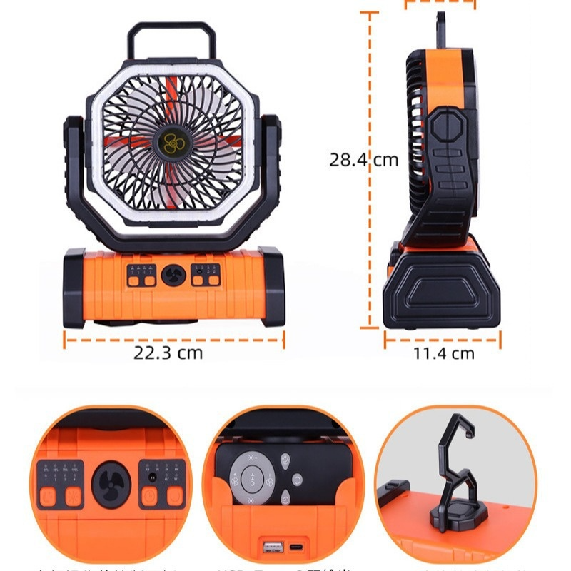 Outdoor Household Power Bank LED Light Camping Fan - Epic Deals USA