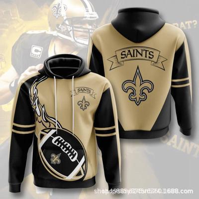 3D Digital Print NFL Hoodie for Men - Autumn/Winter