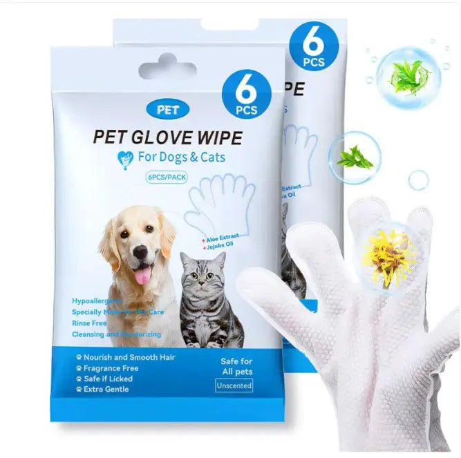 Pet Cleaning Gloves & Wipes - Epic Deals USA