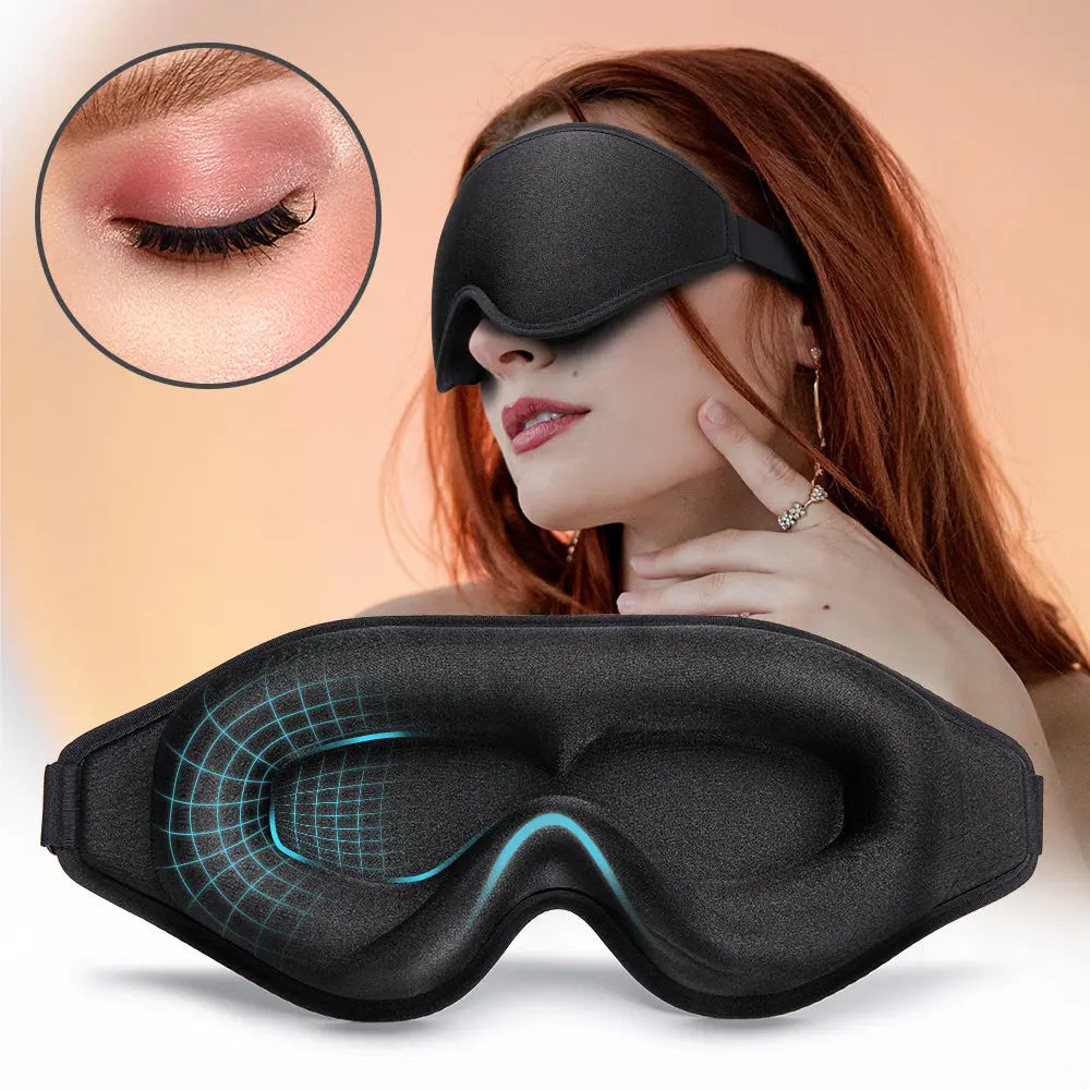 3D Natural Memory Foam Sleep Mask for Comfort - Epic Deals USA