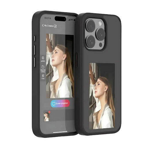 Sleek E-Ink Phone Case with high-definition display and durable protection for smartphones