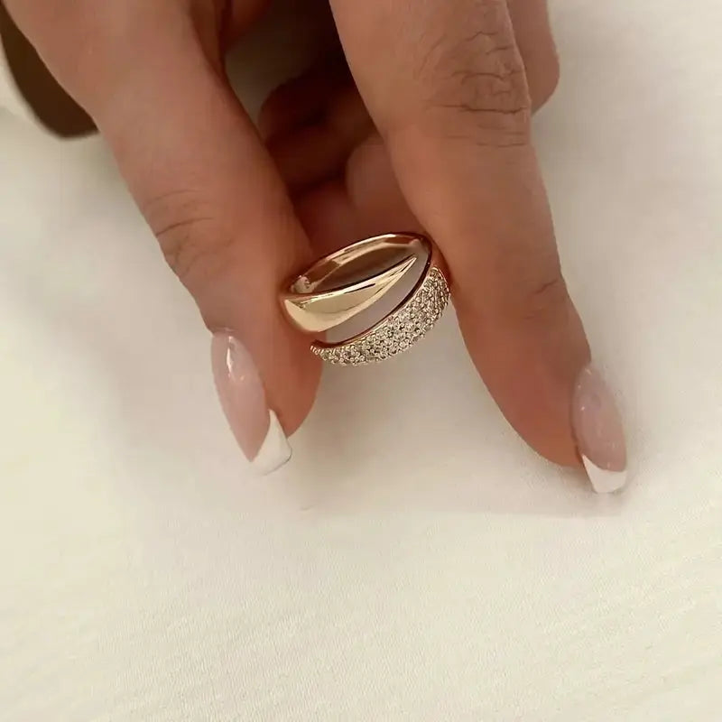Elegant Adjustable Sparkle Ring - Epic Deals USA