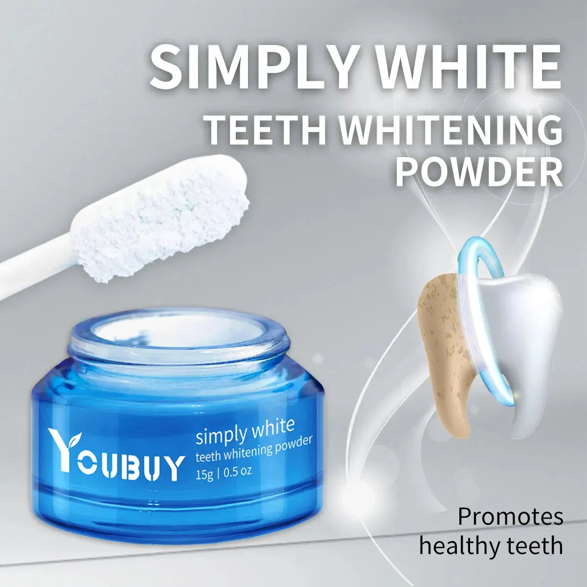 YOUBUY Teeth Whitening Brightening Powder - Epic Deals USA